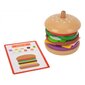 Puinen lävistyspeli "Burger", Woopie hinta ja tiedot | Kehittävät lelut | hobbyhall.fi