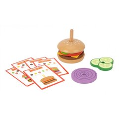 Puinen lävistyspeli "Burger", Woopie hinta ja tiedot | Kehittävät lelut | hobbyhall.fi