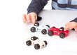 Puinen 3 kilpa-auton sarja, Cubika hinta ja tiedot | Vauvan lelut | hobbyhall.fi