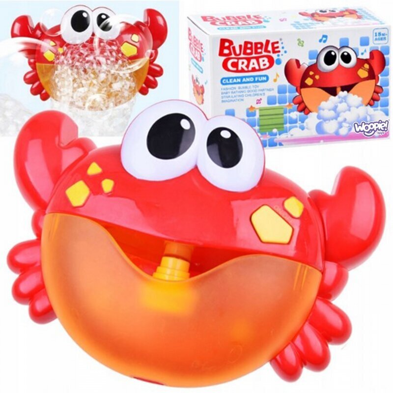 Vaahdotuskone musiikin kanssa Woopie Crab hinta ja tiedot | Vauvan lelut | hobbyhall.fi