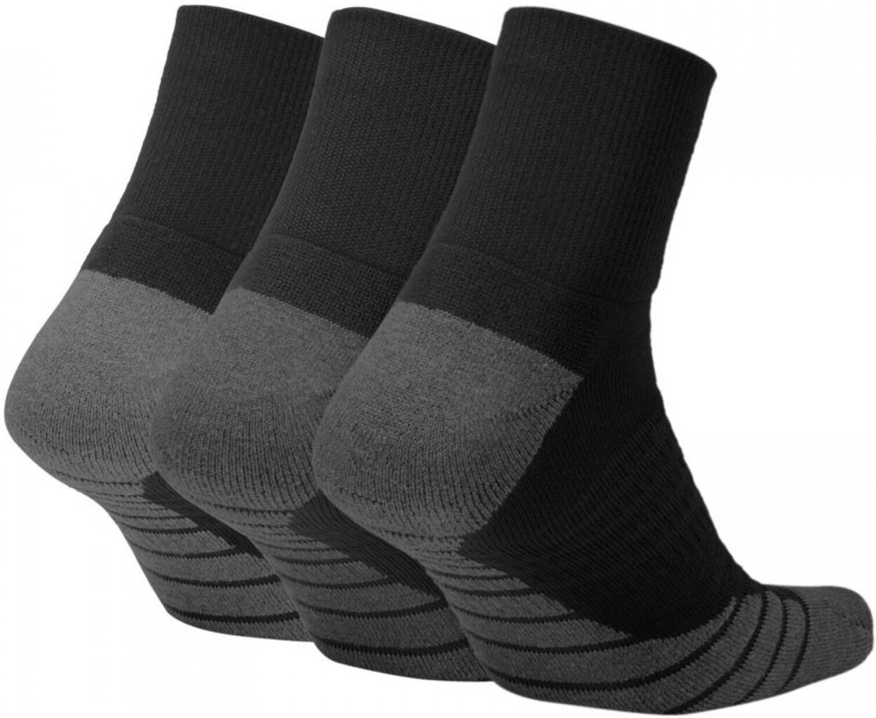 Nike Sukat Evry Max Cush Ankle 3PR Black hinta ja tiedot | Miesten sukat | hobbyhall.fi