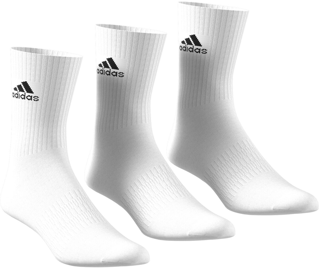 Adidas Sukat Cush Crw 3PP White hinta ja tiedot | Miesten sukat | hobbyhall.fi