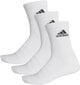 Adidas Sukat Cush Crw 3PP White hinta ja tiedot | Miesten sukat | hobbyhall.fi