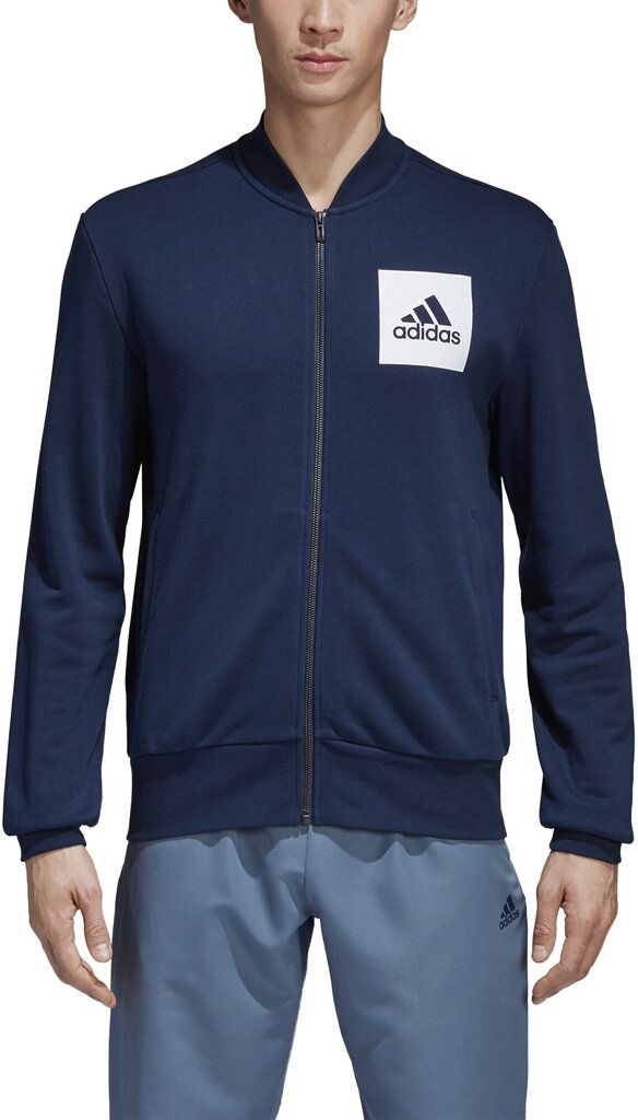 Adidas Jumpperi Ess Bomber Blue hinta ja tiedot | Miesten puserot ja hupparit | hobbyhall.fi