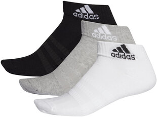 Adidas Sukat Cush Ank 3PP White Grey Black hinta ja tiedot | Miesten sukat | hobbyhall.fi