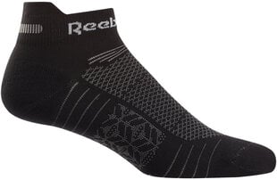 Reebok Sukat Os Run U Ank Sock Black Grey hinta ja tiedot | Miesten sukat | hobbyhall.fi