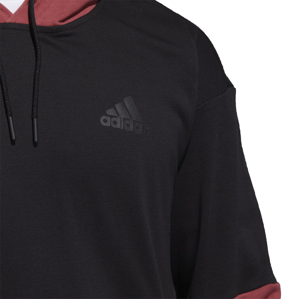 Adidas Jumpperi M New A Hd Swt Black Red hinta ja tiedot | Miesten puserot ja hupparit | hobbyhall.fi