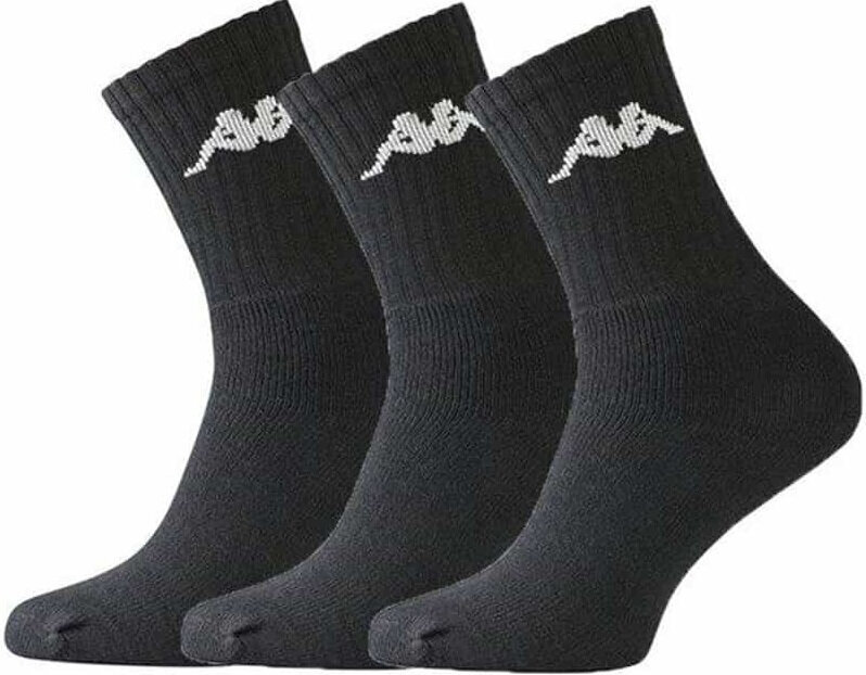 Kappa Sukat Sportsock Black hinta ja tiedot | Miesten sukat | hobbyhall.fi