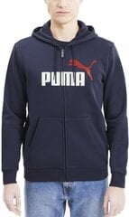 Puma Jumpperi Ess 2 Col FZ Hood Blue hinta ja tiedot | Miesten puserot ja hupparit | hobbyhall.fi