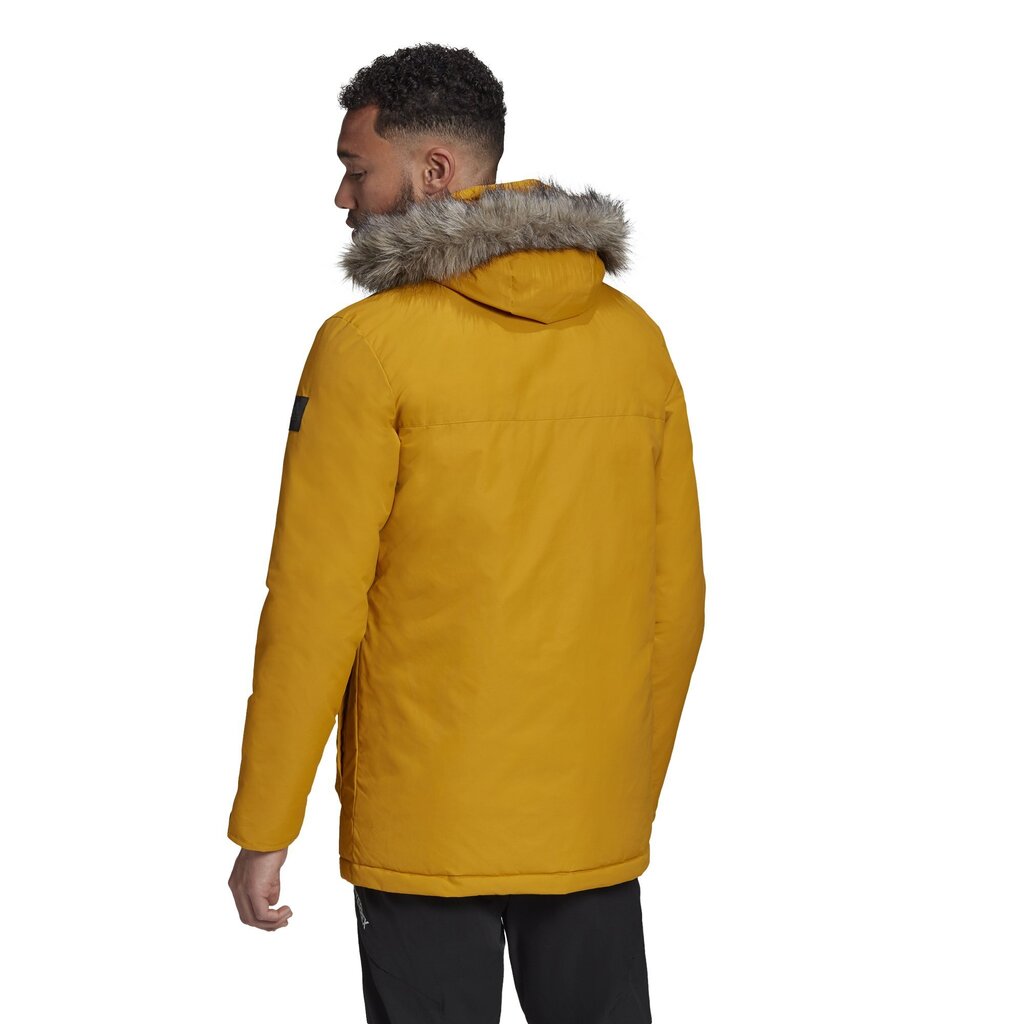 Adidas Takit XPloric Parka Yellow hinta ja tiedot | Miesten ulkoilutakit | hobbyhall.fi