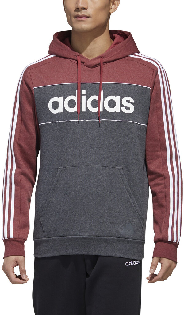 Adidas Jumpperi M E Cb Hd Swt Burgundy Grey hinta ja tiedot | Miesten puserot ja hupparit | hobbyhall.fi