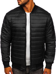 J.Style Bomber Takit Black hinta ja tiedot | Miesten ulkoilutakit | hobbyhall.fi