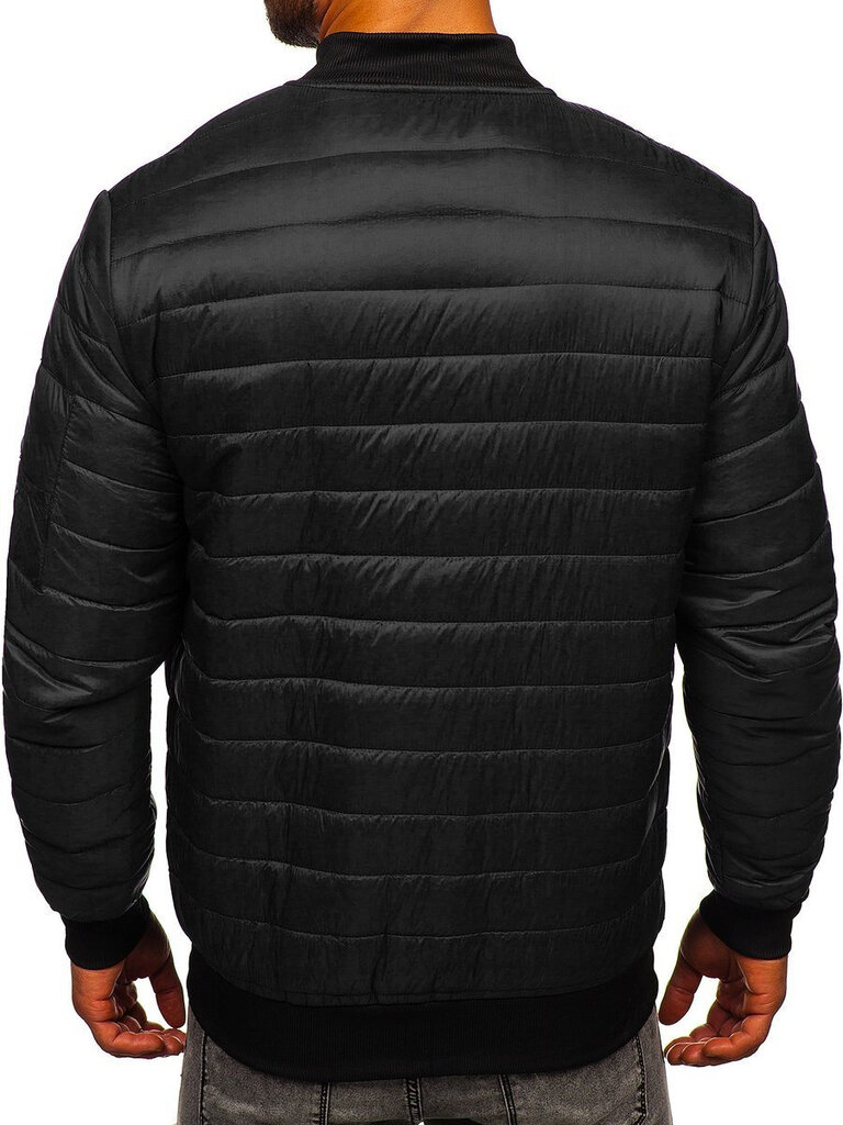 J.Style Bomber Takit Black hinta ja tiedot | Miesten ulkoilutakit | hobbyhall.fi