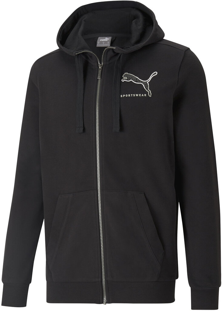 Puma Jumpperi Athletics Hoodie Black hinta ja tiedot | Miesten puserot ja hupparit | hobbyhall.fi