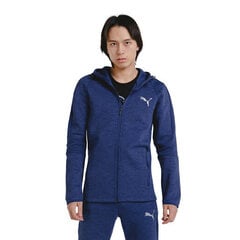 Puma Jumpperi Evostripe FZ Hood Blue hinta ja tiedot | Miesten puserot ja hupparit | hobbyhall.fi