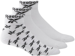 Reebok Sukat Cl Fo Ankle Sock 3P White hinta ja tiedot | Miesten sukat | hobbyhall.fi