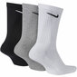 Nike Sukat NK Everyday Cush Crew White Black Grey hinta ja tiedot | Miesten sukat | hobbyhall.fi