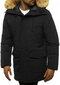 J.Style Takit Parka Black hinta ja tiedot | Miesten ulkoilutakit | hobbyhall.fi