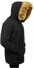 J.Style Takit Parka Black hinta ja tiedot | Miesten ulkoilutakit | hobbyhall.fi