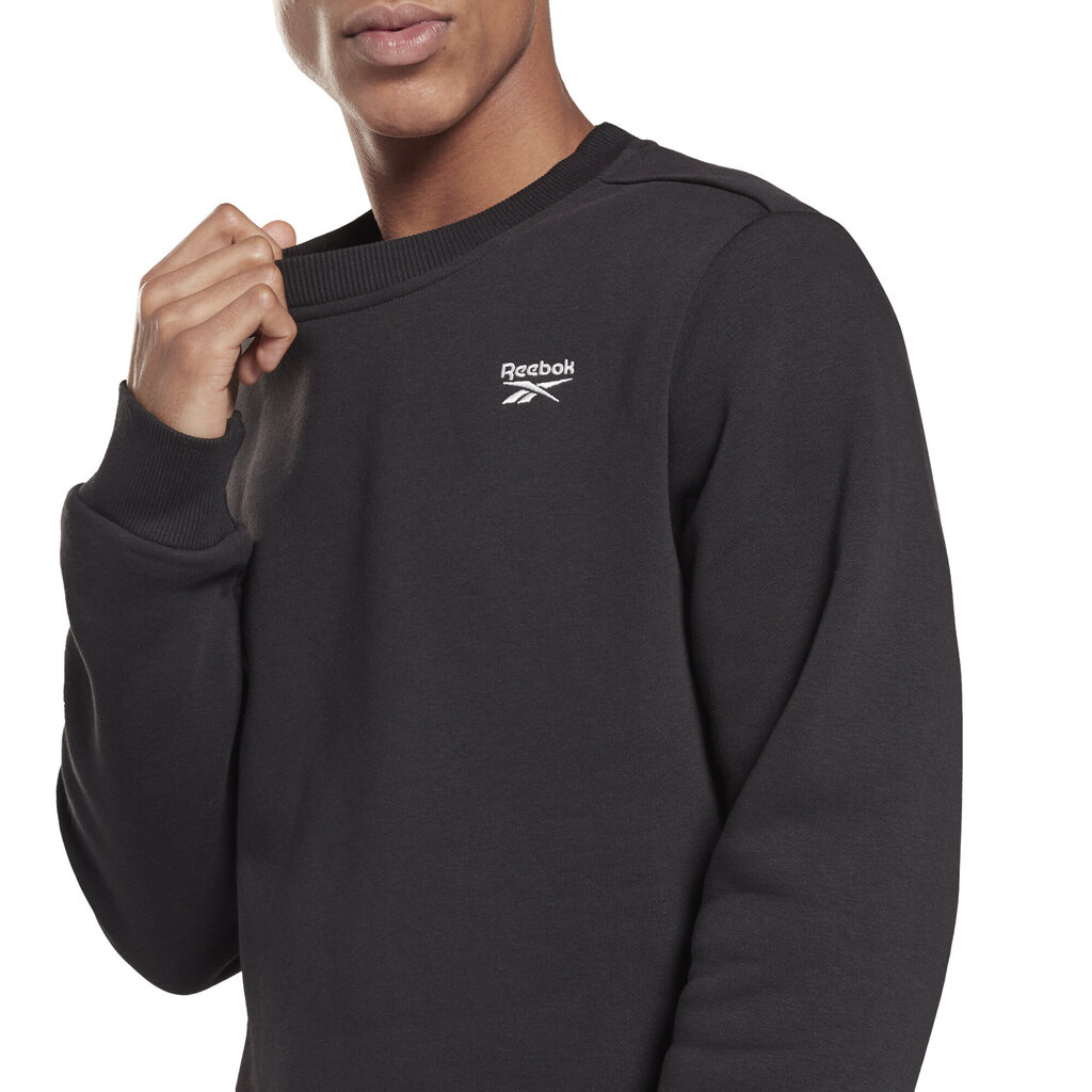 Reebok huppari Ri Fleece Crew Black hinta ja tiedot | Miesten puserot ja hupparit | hobbyhall.fi