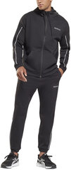 Reebok Urheiluasu Te Piping Flc Tracksuit Black hinta ja tiedot | Miesten urheiluvaatteet | hobbyhall.fi