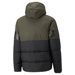 Puma Nukka Takit Ess + Cb Down Jacket Grape Khaki Black hinta ja tiedot | Miesten ulkoilutakit | hobbyhall.fi