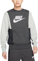 Nike huppari Nsw Hybrid Flc Crew Grey hinta ja tiedot | Miesten puserot ja hupparit | hobbyhall.fi