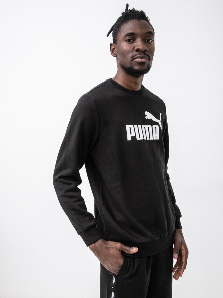 Puma huppari Ess Big Logo Crew Black 586678 01 hinta ja tiedot | Miesten puserot ja hupparit | hobbyhall.fi