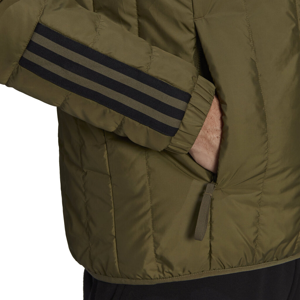 Adidas Takit Itavic L Ho Jacket Khaki GT1685 hinta ja tiedot | Miesten ulkoilutakit | hobbyhall.fi