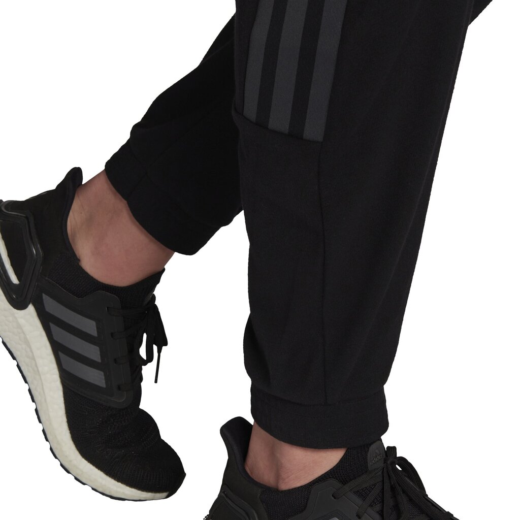 Adidas Housut M Trvl 3s Pant Black HE2265 hinta ja tiedot | Miesten urheiluvaatteet | hobbyhall.fi