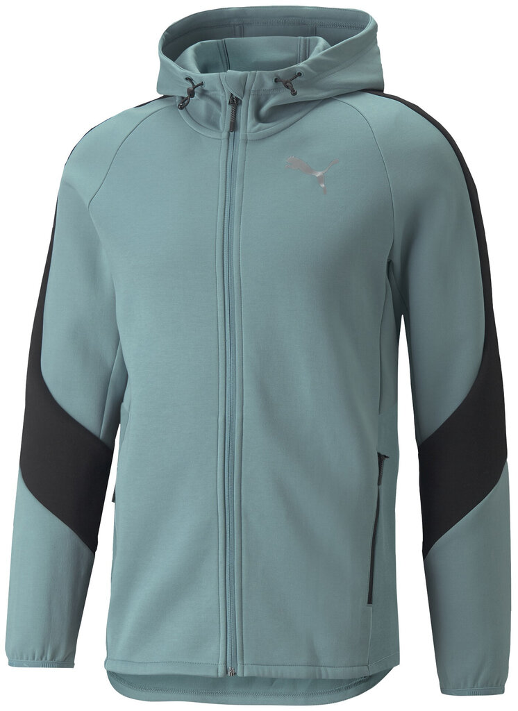 Puma huppari Evostripe Full-Zip Mint 847401 50 hinta ja tiedot | Miesten puserot ja hupparit | hobbyhall.fi