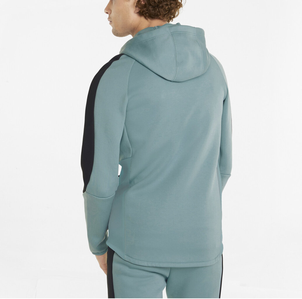 Puma huppari Evostripe Full-Zip Mint 847401 50 hinta ja tiedot | Miesten puserot ja hupparit | hobbyhall.fi