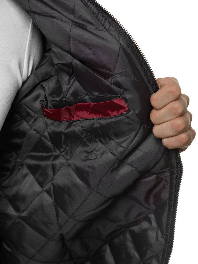 J.Style Bomber Takit Bordeaux 5M708-6 hinta ja tiedot | Miesten ulkoilutakit | hobbyhall.fi