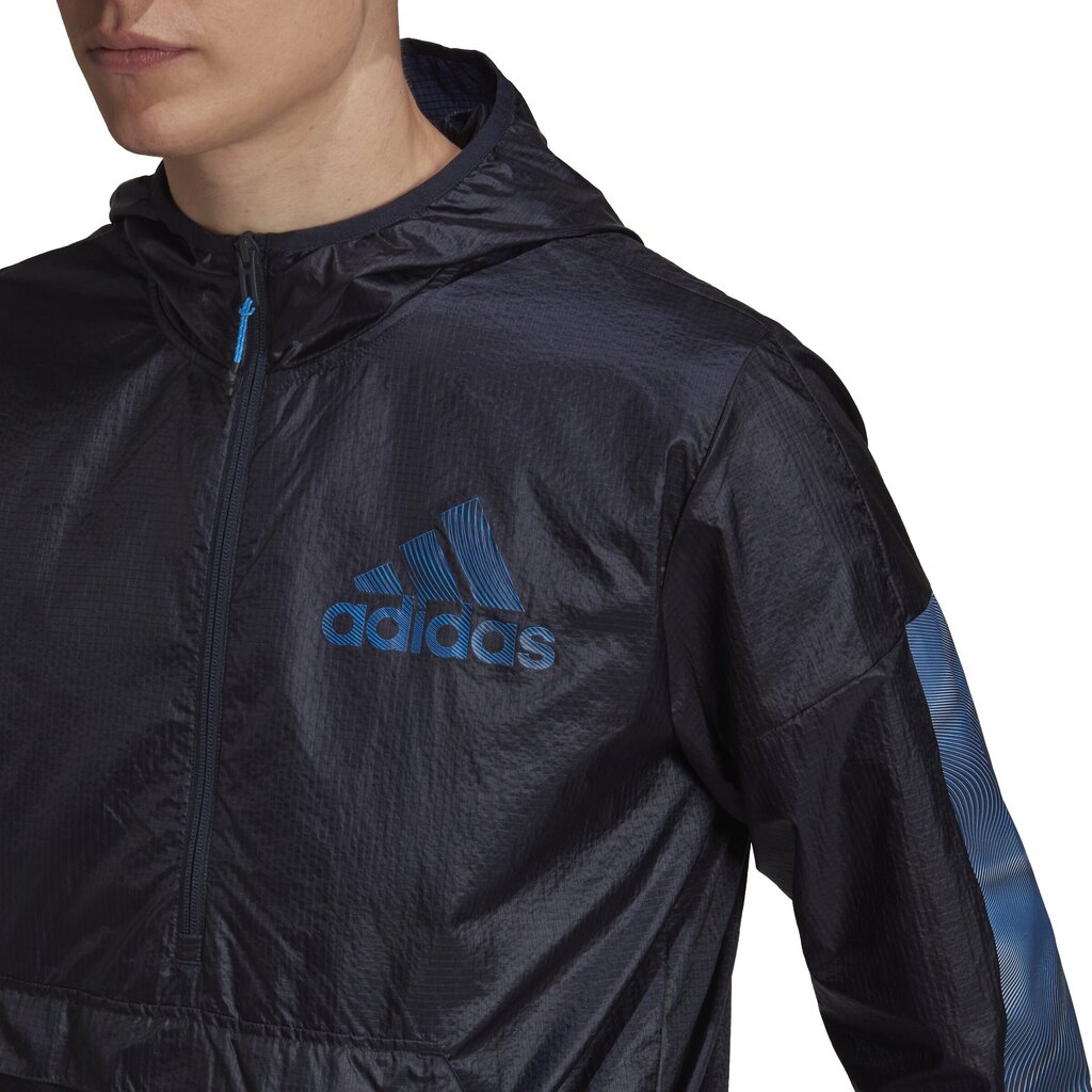 Adidas Takit Season Wb Blue Black HD4335 hinta ja tiedot | Miesten ulkoilutakit | hobbyhall.fi