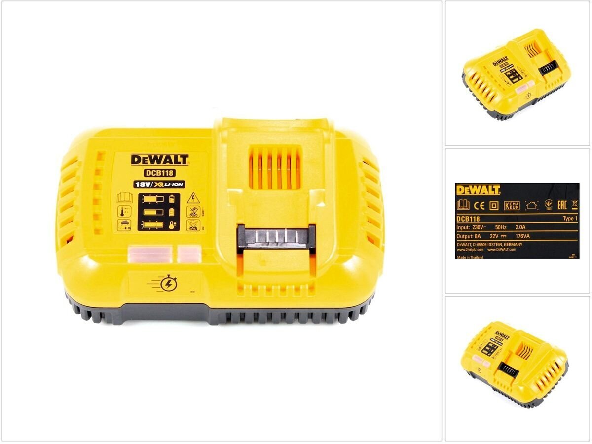 DeWalt pikalaturi DCB 118 XR FlexVolt 54 V / 18 V hinta ja tiedot | Akkuporakoneet ja ruuvinvääntimet | hobbyhall.fi