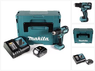 Makita DDF 459 RG1J akkuporakone 18V 45Nm Makpac + 1x 6,0 Ah akku + laturi hinta ja tiedot | Akkuporakoneet ja ruuvinvääntimet | hobbyhall.fi