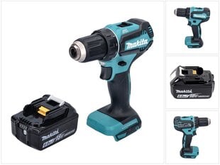 Makita DDF 485 G1 akkuporakone 18 V 50 Nm + 1x akku 6,0 Ah - ilman laturia hinta ja tiedot | Akkuporakoneet ja ruuvinvääntimet | hobbyhall.fi