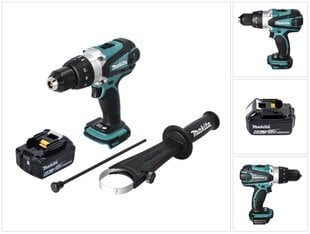 Makita DHP 458 G1 akkuiskuporakone 18 V 91 Nm + 1x akku 6,0 Ah - laturi ei kuulu mukaan pakettiin hinta ja tiedot | Akkuporakoneet ja ruuvinvääntimet | hobbyhall.fi