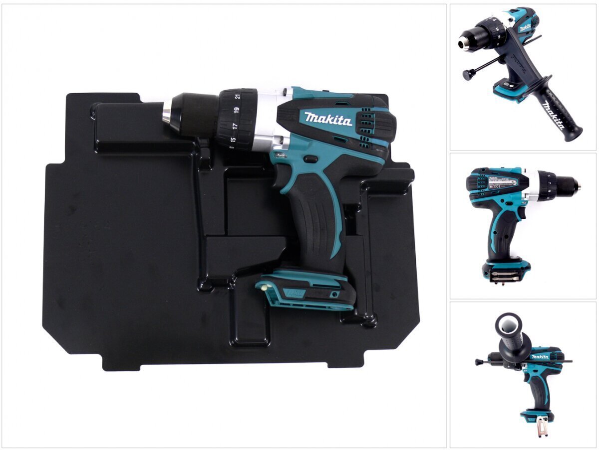 Makita DHP 458 Z akkuiskuporakone 18V 91Nm hinta ja tiedot | Akkuporakoneet ja ruuvinvääntimet | hobbyhall.fi