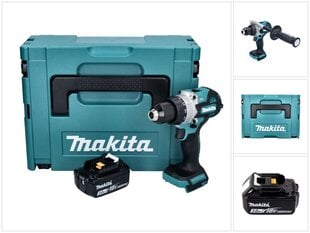 Makita DHP 486 F1J akkuiskuporakone 18 V 130 Nm + 1x akku 3,0 Ah + Makpac - ilman laturia hinta ja tiedot | Akkuporakoneet ja ruuvinvääntimet | hobbyhall.fi