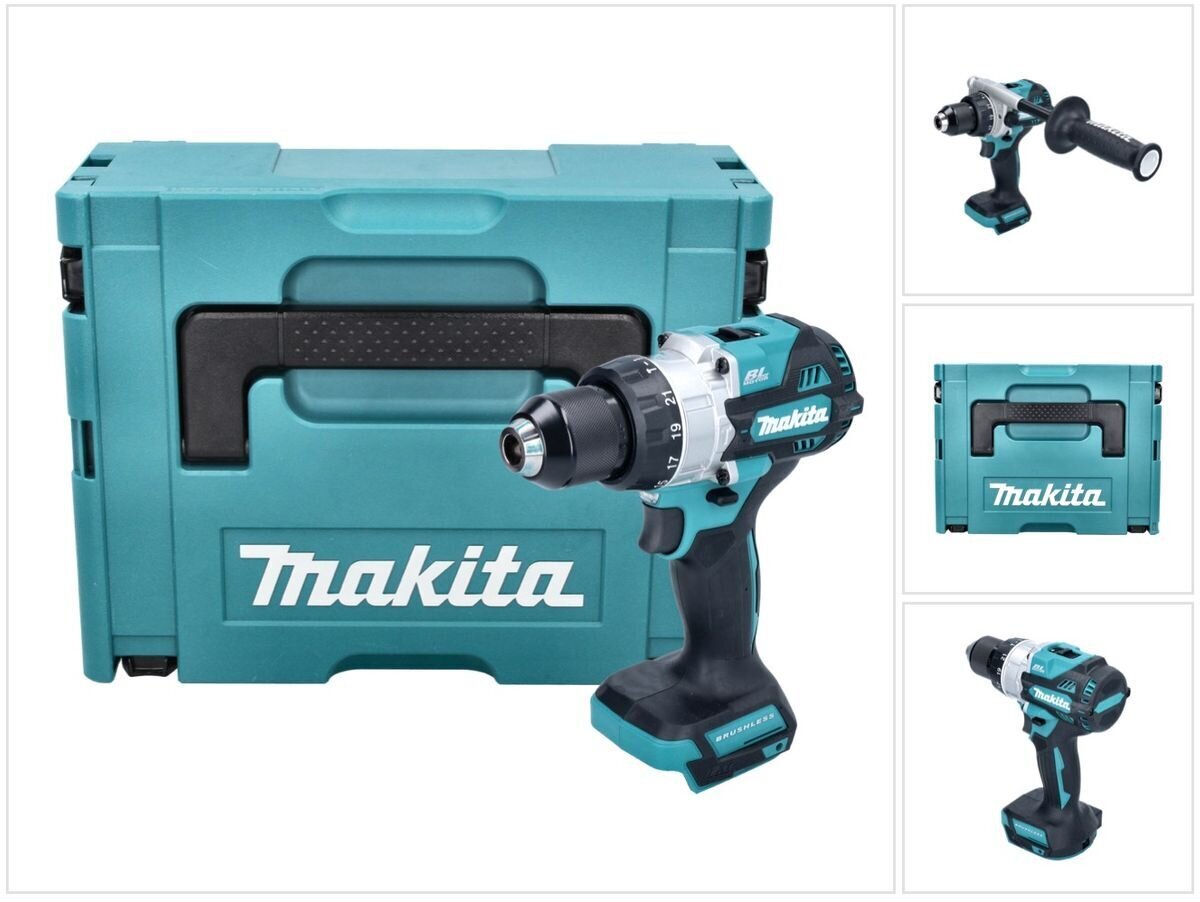 Makita DHP 486 ZJ Akkuiskuporakone 18 V 130 Nm + Makpac hinta ja tiedot | Akkuporakoneet ja ruuvinvääntimet | hobbyhall.fi