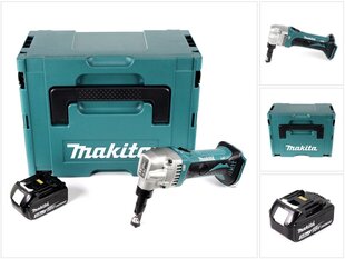 Makita DJN 161 F1J 18V Akkupeltileikkuri + 1x akku 3,0Ah + Makpac - ilman laturia hinta ja tiedot | Sahat ja sirkkelit | hobbyhall.fi