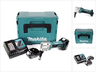 Makita DJN 161 RFJ 18V akkupeltileikkuri + 2x akut 3,0Ah + pikalaturi + Makpac hinta ja tiedot | Sahat ja sirkkelit | hobbyhall.fi