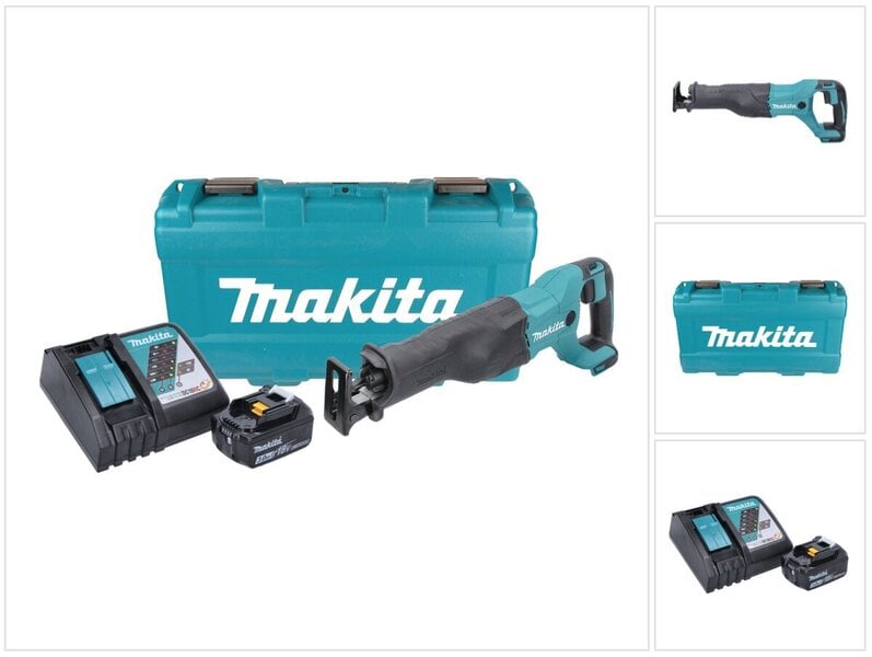 Makita DJR 186 RF1K Langaton saha 18 V + 1x akku 3,0 Ah + laturi + kotelo