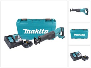 Makita DJR 186 RT1K Langaton saha 18 V + 1x akku 5,0 Ah + laturi + kotelo hinta ja tiedot | Sahat ja sirkkelit | hobbyhall.fi