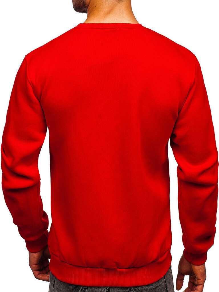 J.Style Jumpperi Fleece Red 68B2001-18 hinta ja tiedot | Miesten puserot ja hupparit | hobbyhall.fi