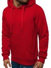 J.Style huppari Fleece Red 68B2009-18 hinta ja tiedot | Miesten puserot ja hupparit | hobbyhall.fi