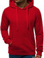 J.Style Jumpperi Fleece Red 68B2009-18 hinta ja tiedot | Miesten puserot ja hupparit | hobbyhall.fi