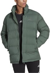 Adidas Nukka Takit Helionic Mid Jacket Green HG6282 hinta ja tiedot | Miesten ulkoilutakit | hobbyhall.fi