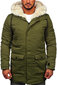 J.Style Takit Khaki 5M120-136 hinta ja tiedot | Miesten ulkoilutakit | hobbyhall.fi